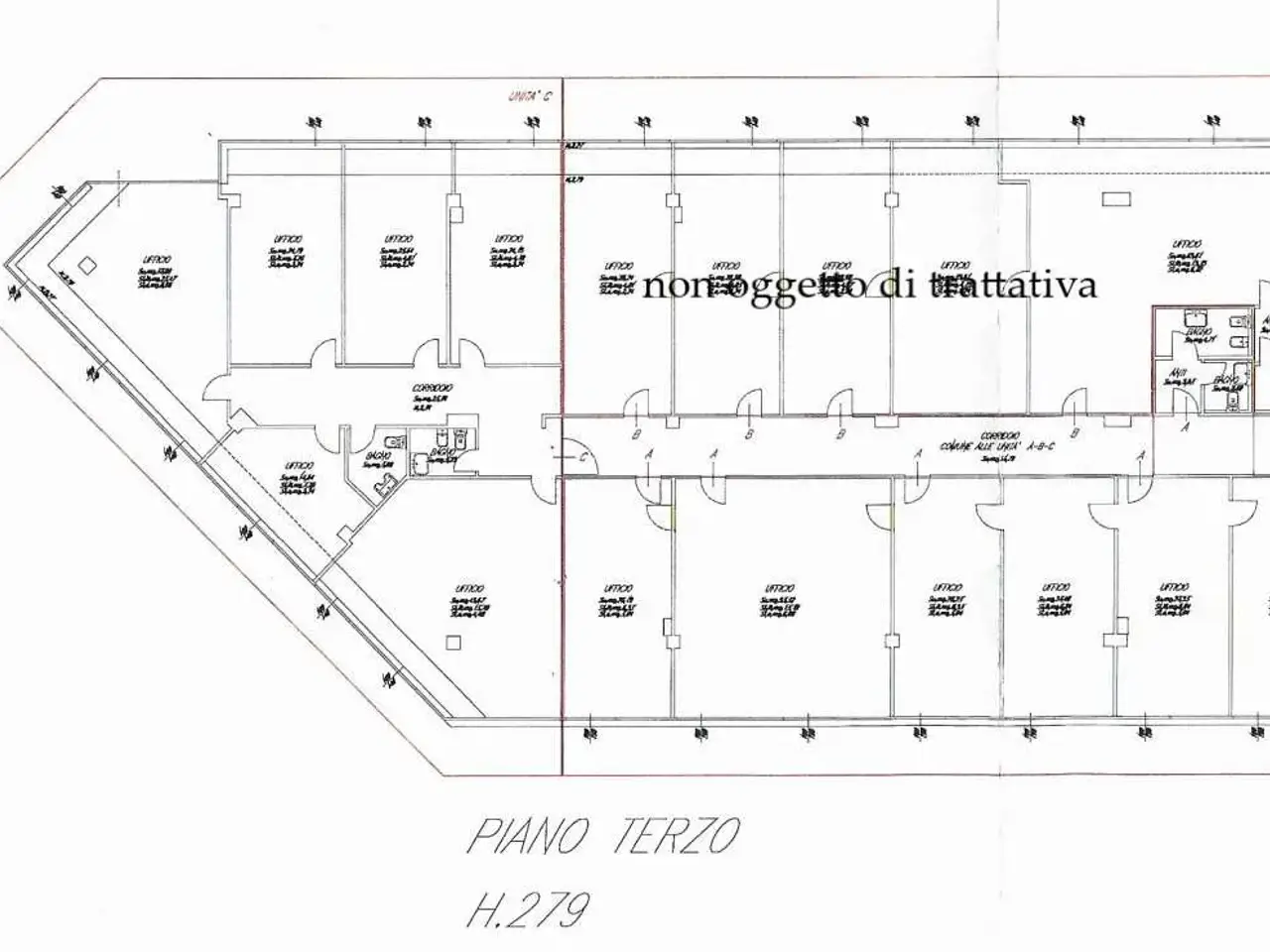 Ufficio in Via Cagliostro, Modena, {3} - Planimetria 1