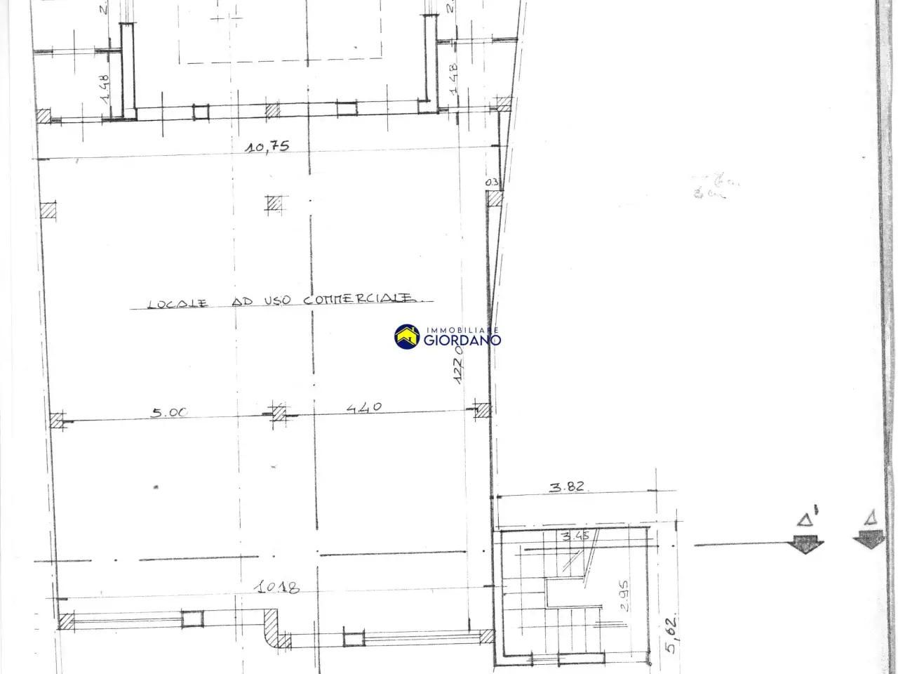 Negozio in Via Brindisi 104-106, Squinzano, {3} - Planimetria 1