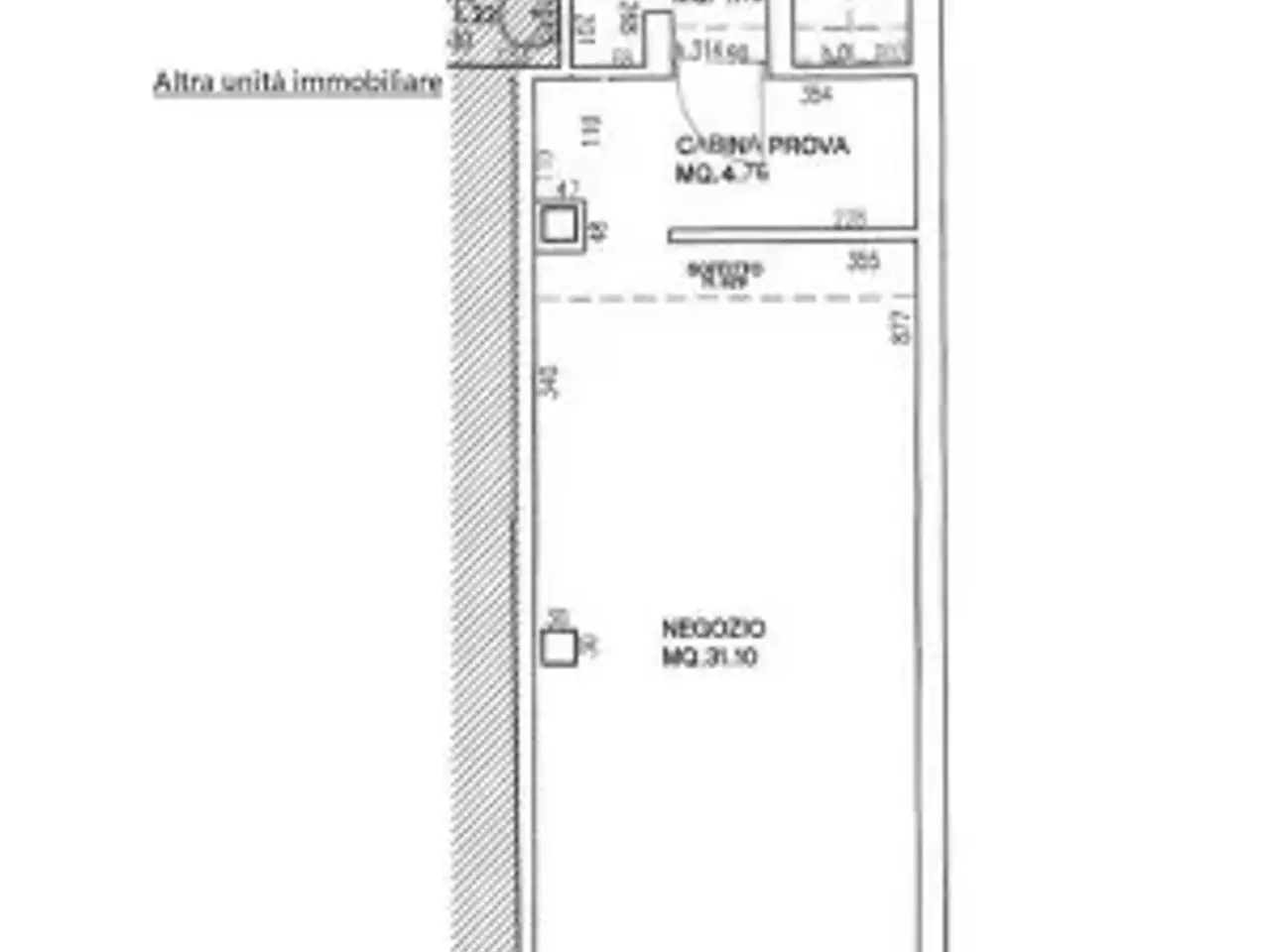 Negozio in Via Casale 184, Verucchio, {3} - Planimetria 1