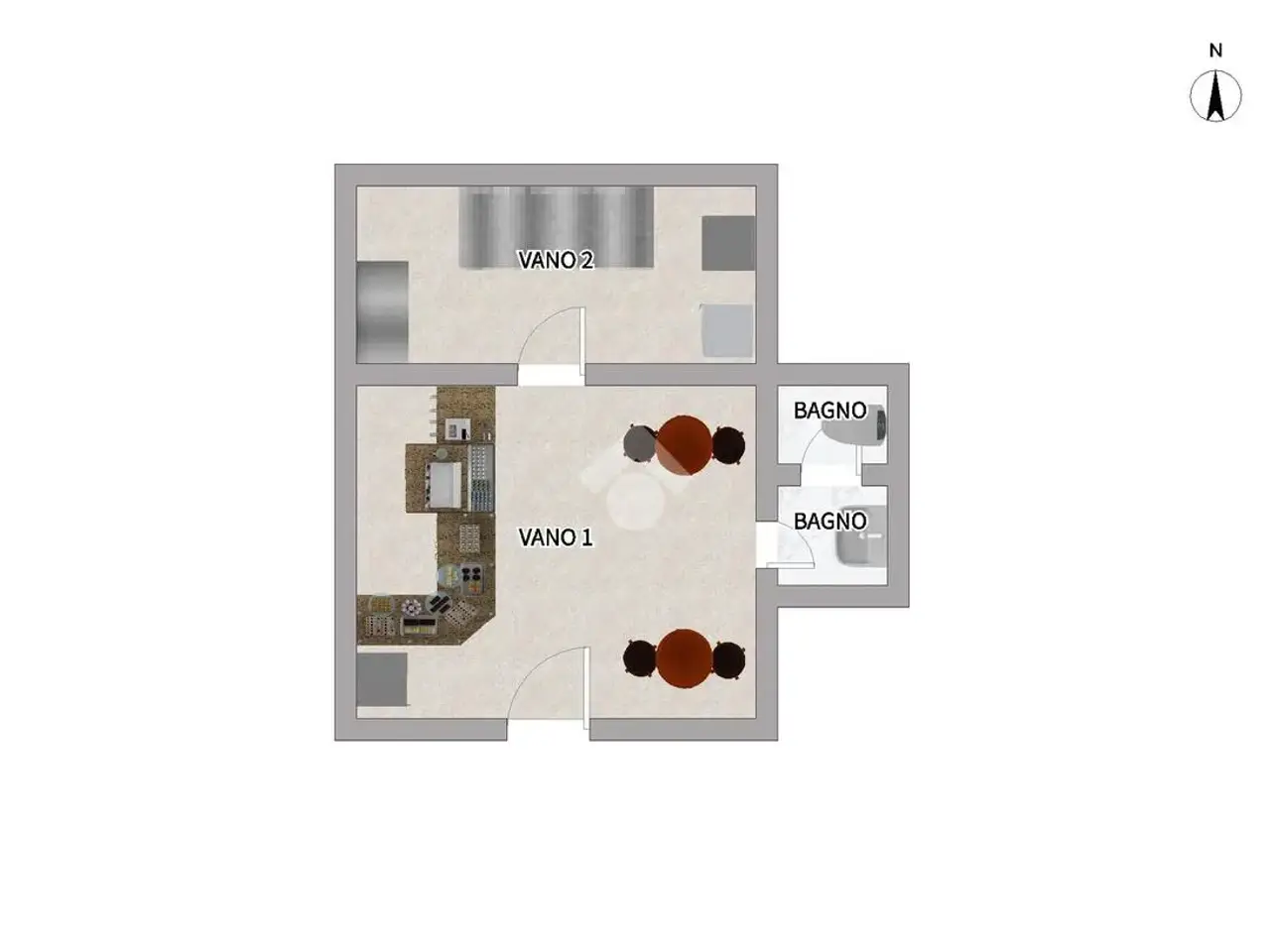 Negozio in Via Dante 52, Napoli, {3} - Planimetria 1