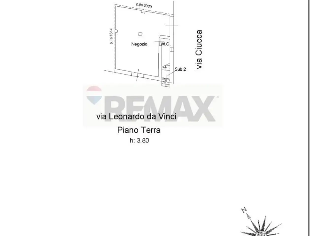 Negozio in Via Ciucca 3, Terrasini, {3} - Planimetria 1