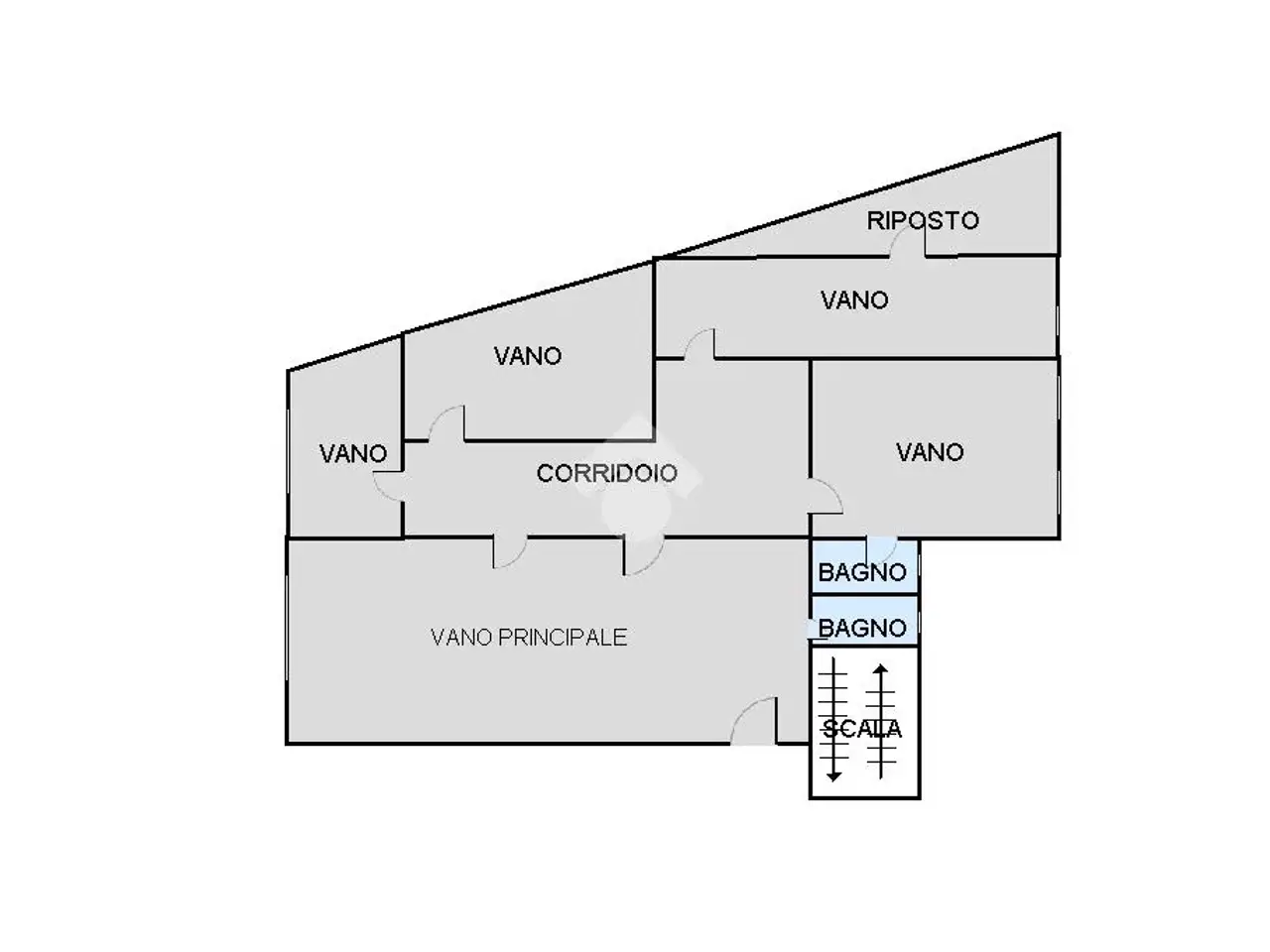 Ufficio in Via Alessandro Manzoni 29, Erice, {3} - Planimetria 1