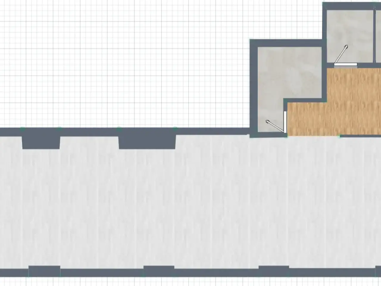 Negozio in Borgo Vittorio  27 C, Roma, {3} - Planimetria 1