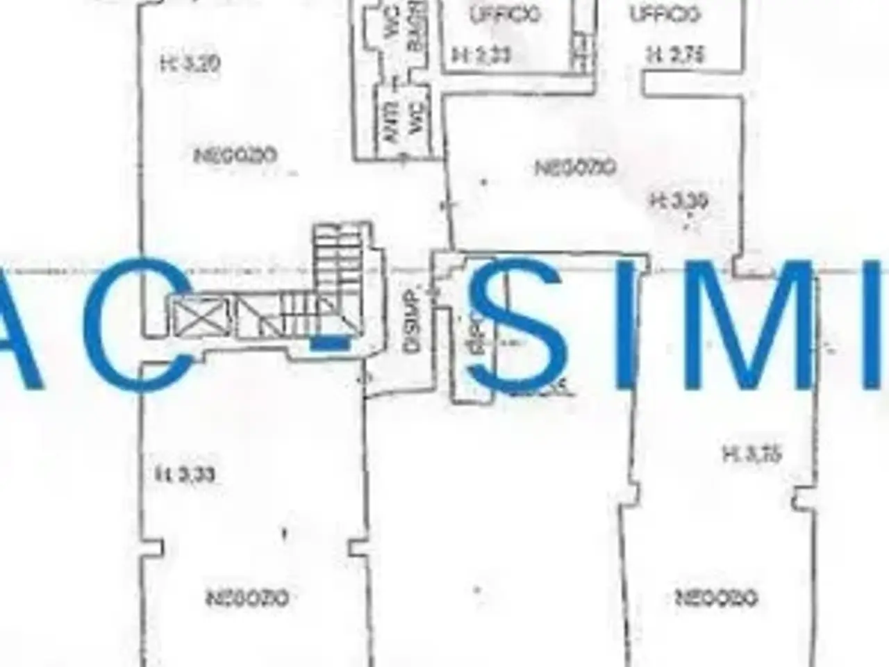 Negozio in Piazza Carlo Goldoni 2, Firenze, {3} - Planimetria 1