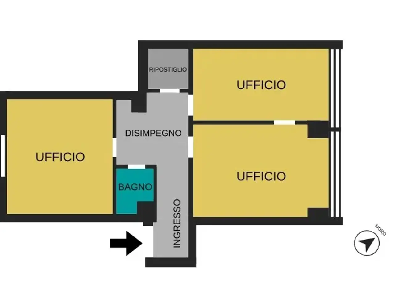 Ufficio in Via Roma, 26, Ventimiglia, {3} - Foto 1