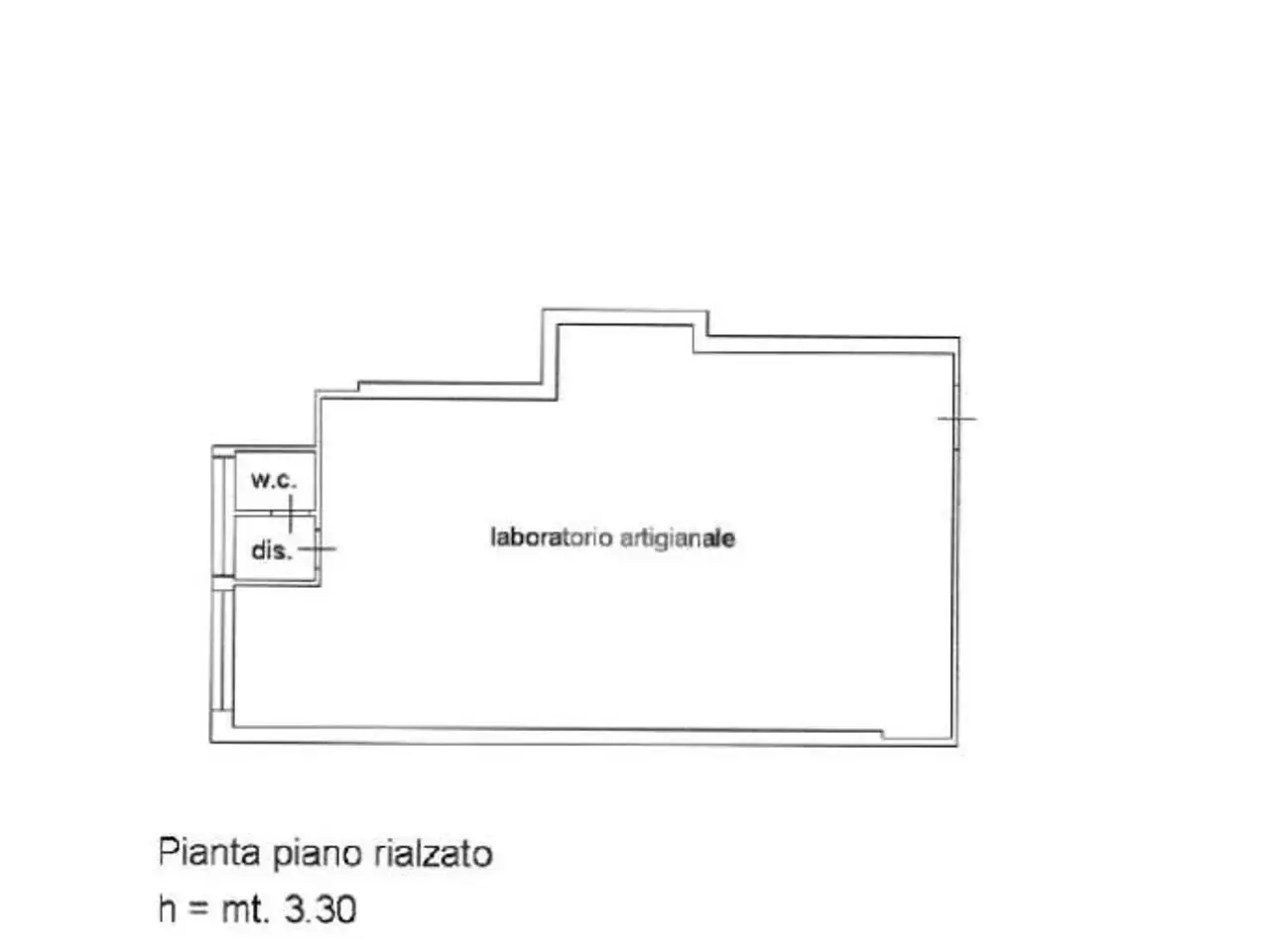 Laboratorio in Via Mezzocolle 6, Desenzano Del Garda, {3} - Planimetria 1