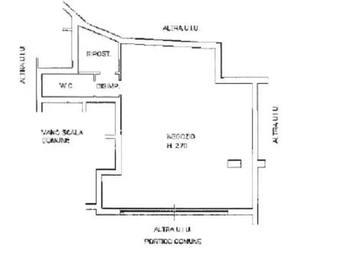 Negozio in Via Girolamo Bagatta 43, Desenzano Del Garda, {3} - Planimetria 1