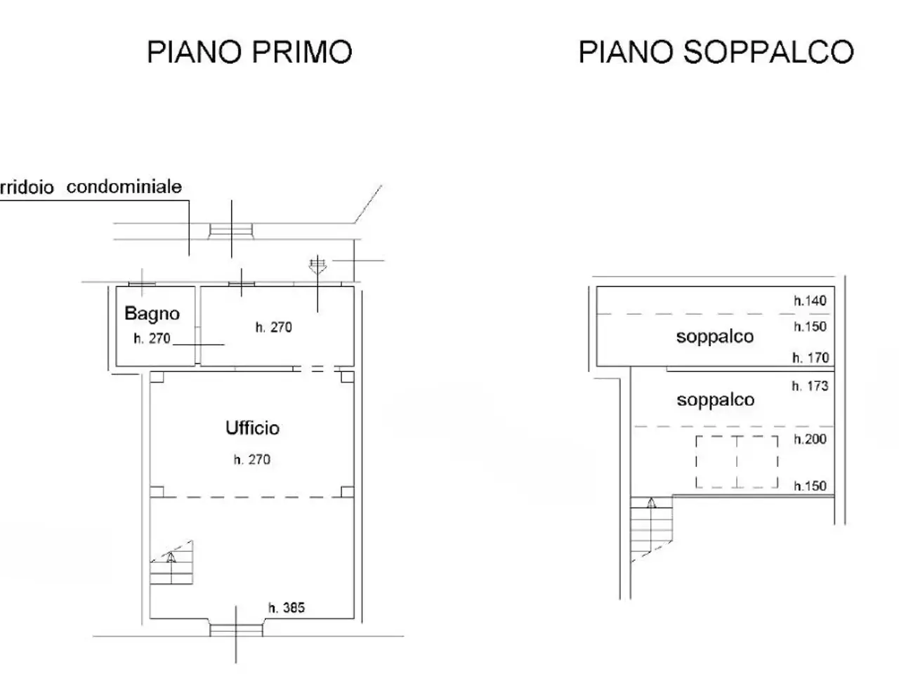 Ufficio in Via Montello, Firenze, {3} - Planimetria 1