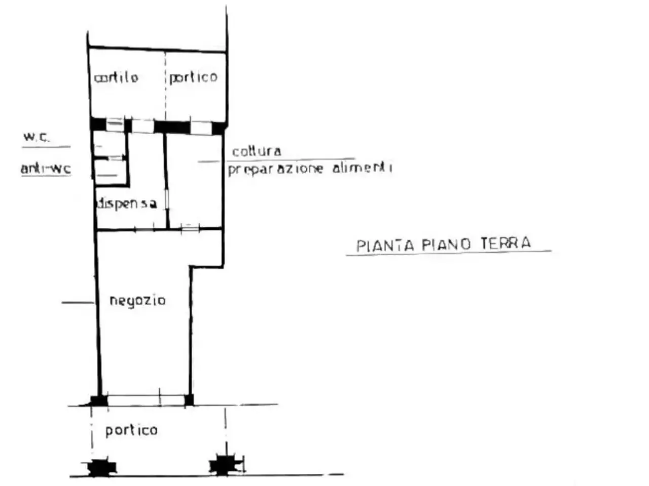Negozio in Via Giacomo Matteotti 55, Soncino, {3} - Planimetria 1