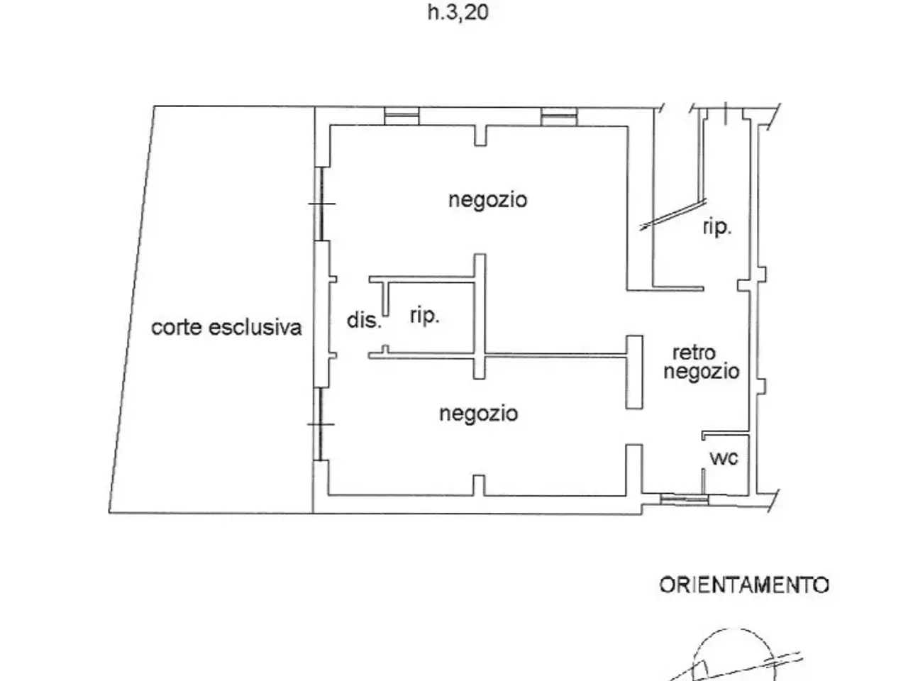 Palazzina commerciale in Strada Statale 5 61, Scafa, {3} - Planimetria 1