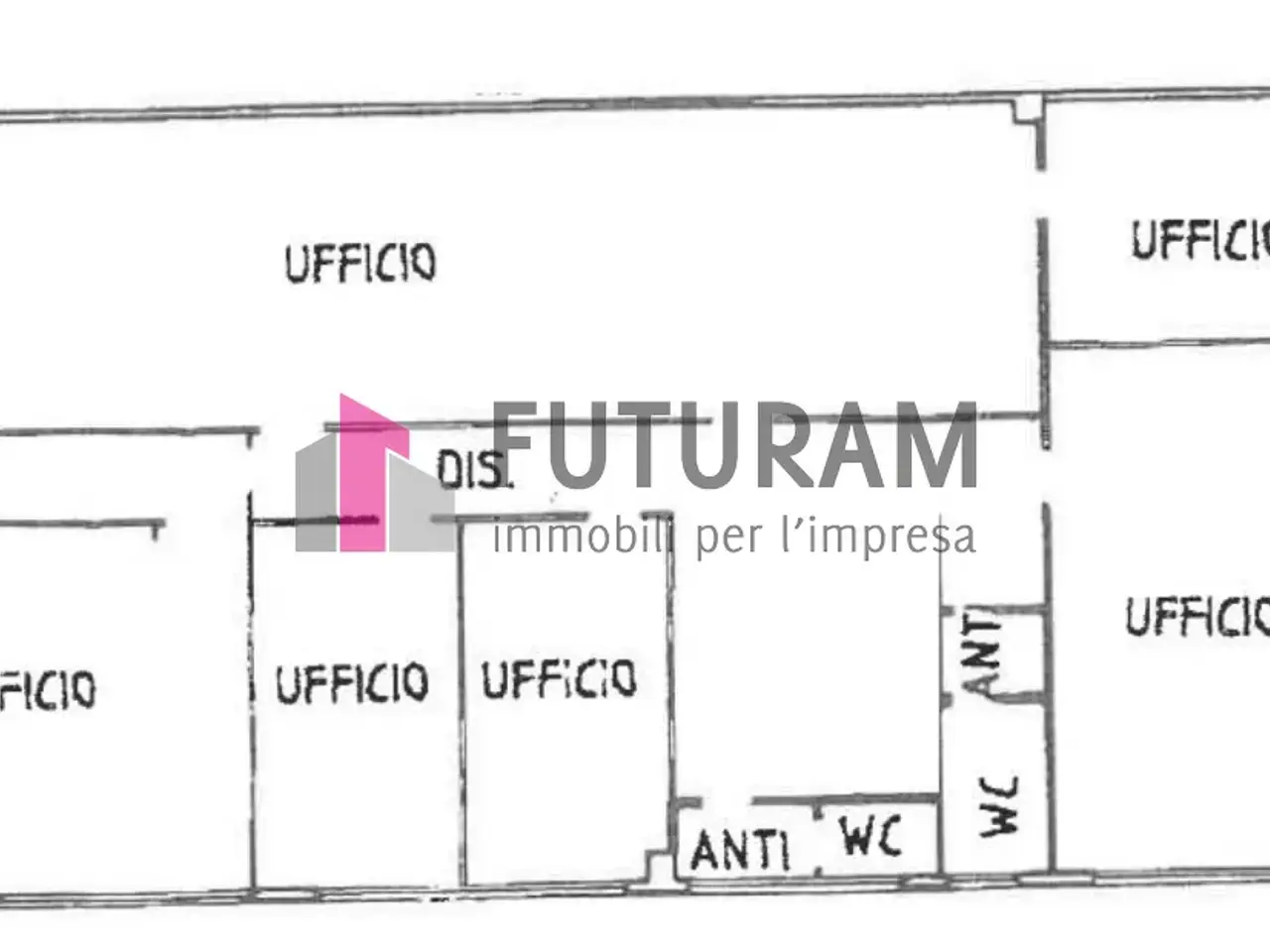 Ufficio in Via Roma 1, Mirano, {3} - Planimetria 1