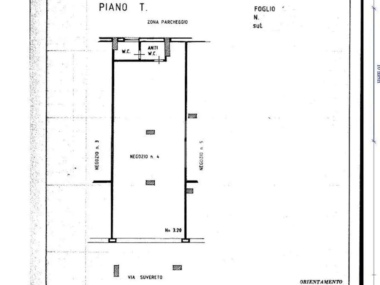 Negozio in Via Suvereto 185, Roma, {3} - Planimetria 1