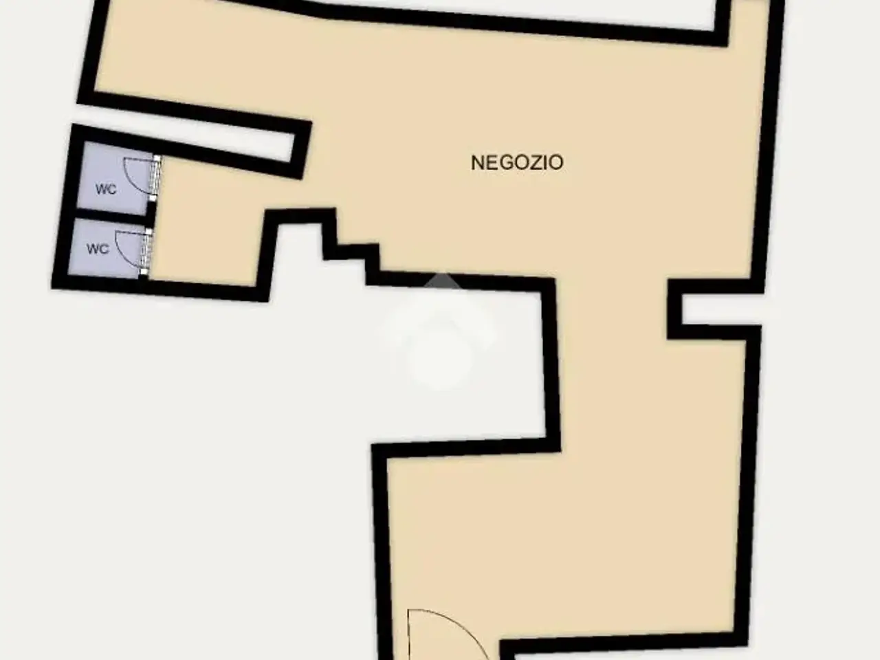 Negozio in Via Scuole 1, Rovereto, {3} - Planimetria 1
