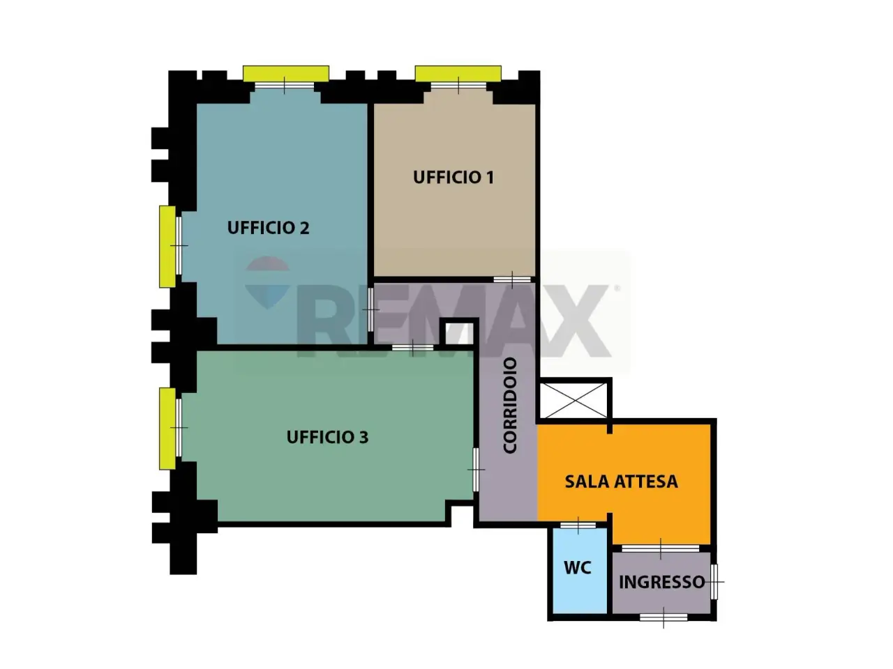 Ufficio in , Napoli, {3} - Planimetria 1