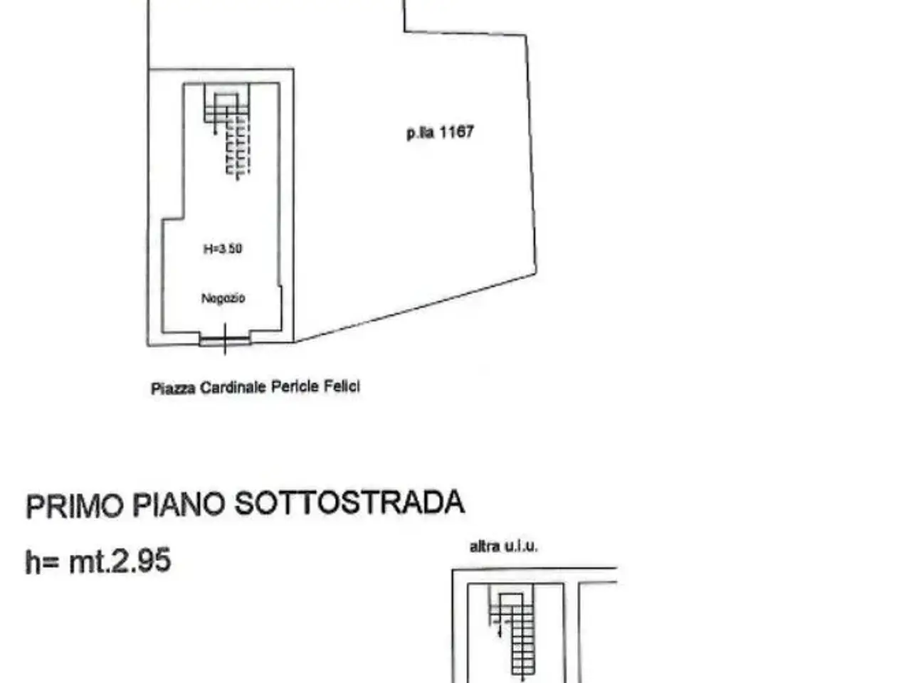 Negozio in Piazza Pericle Felici, Foggia, {3} - Planimetria 1