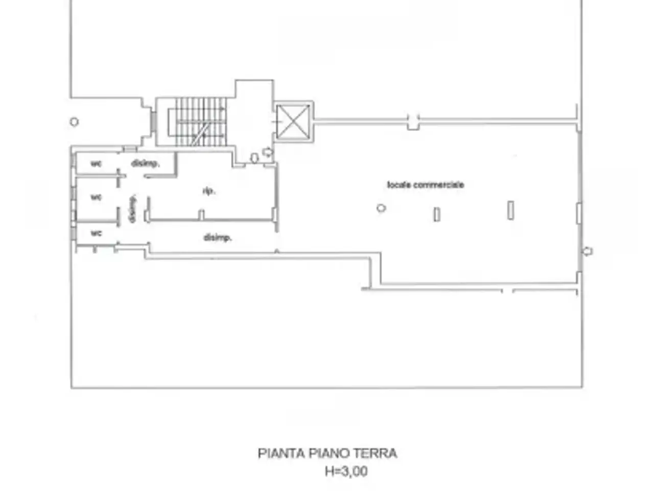 Negozio in Via Giovanni Chiarini, Montesilvano, {3} - Planimetria 1