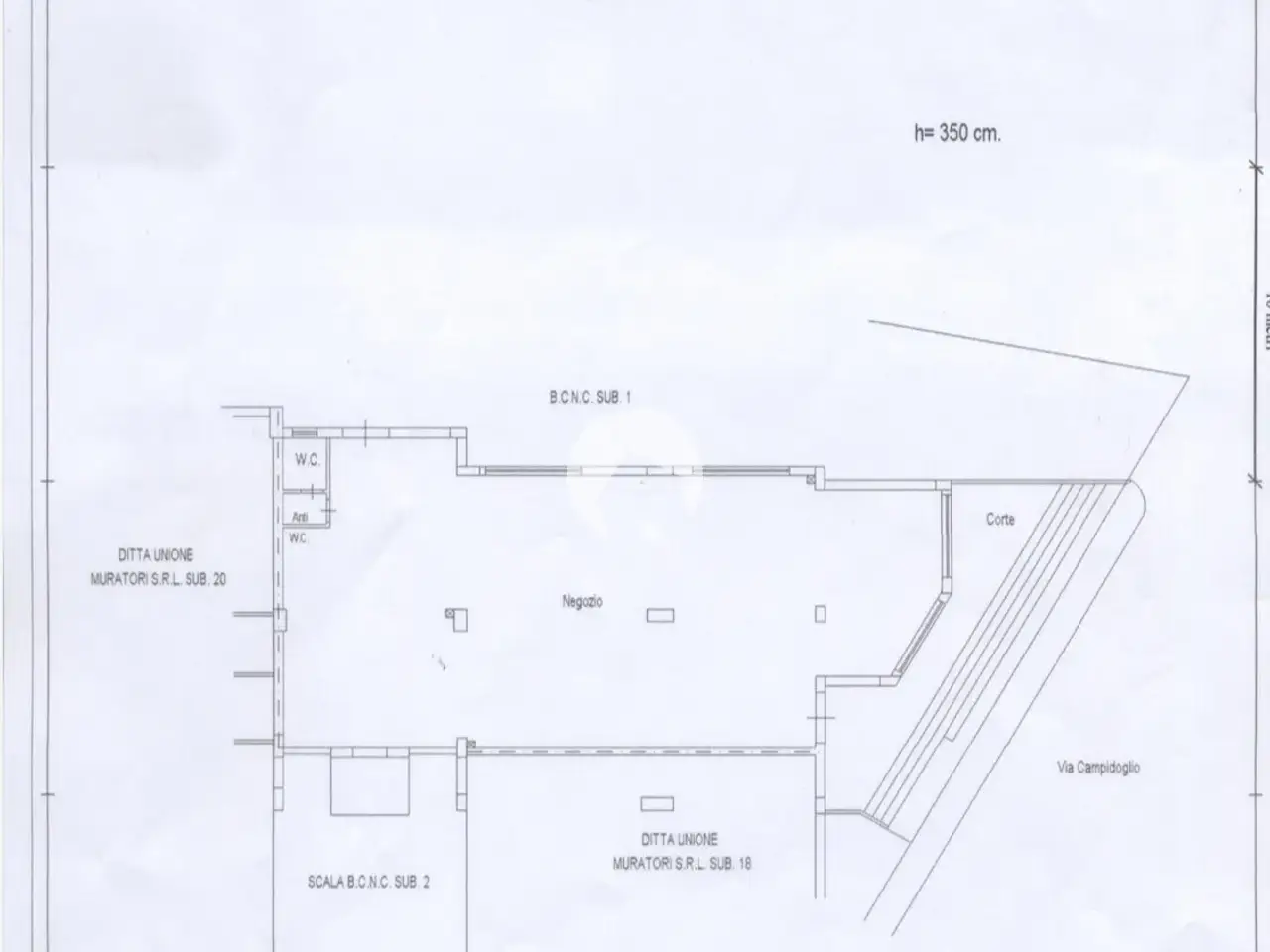 Negozio in Via Campidoglio E Angolo Via Asmara, Sant'Agata Di Militello, {3} - Planimetria 1