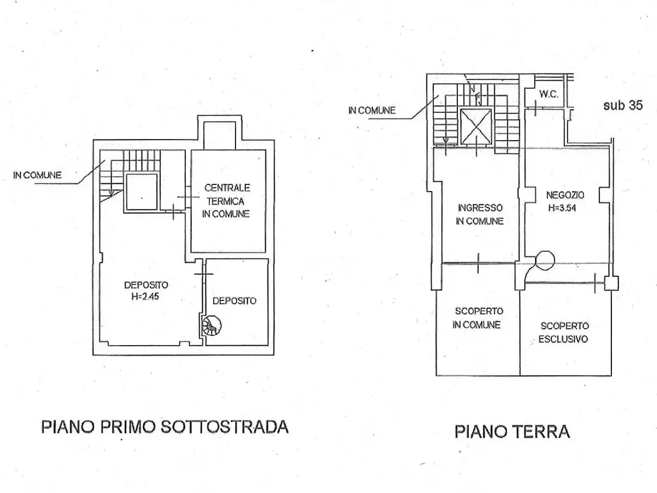Negozio in Via Milano 74, Pesaro, {3} - Planimetria 1