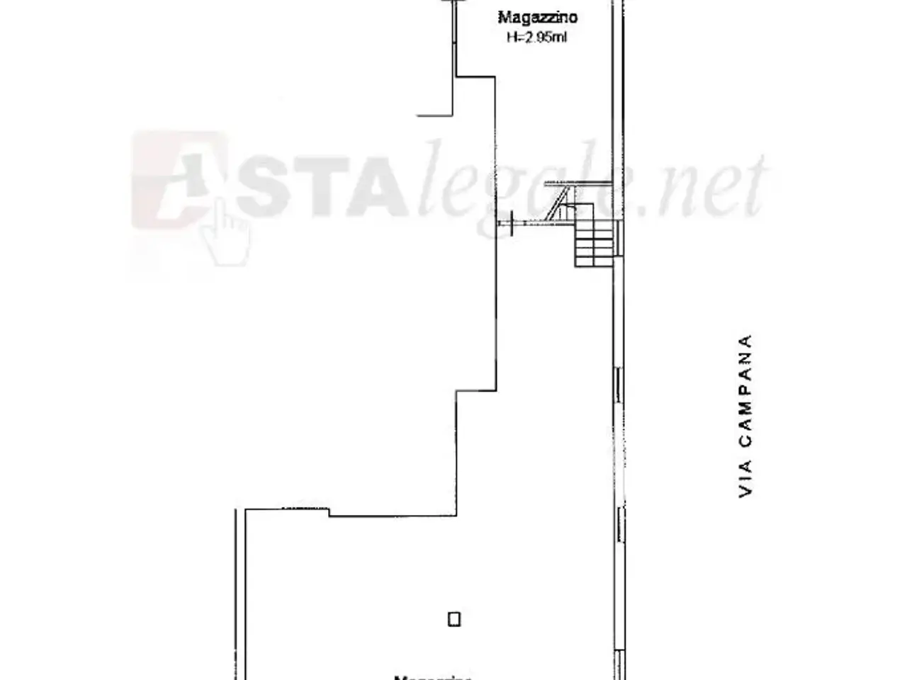 Magazzino in Via Bologna, Prato, {3} - Planimetria 1