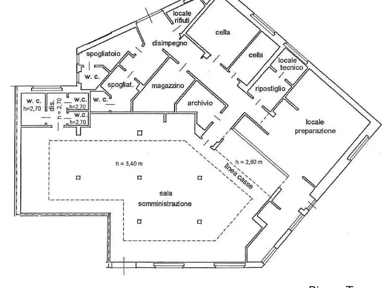 Negozio in Via Treviglio 8, Caravaggio, {3} - Planimetria 1
