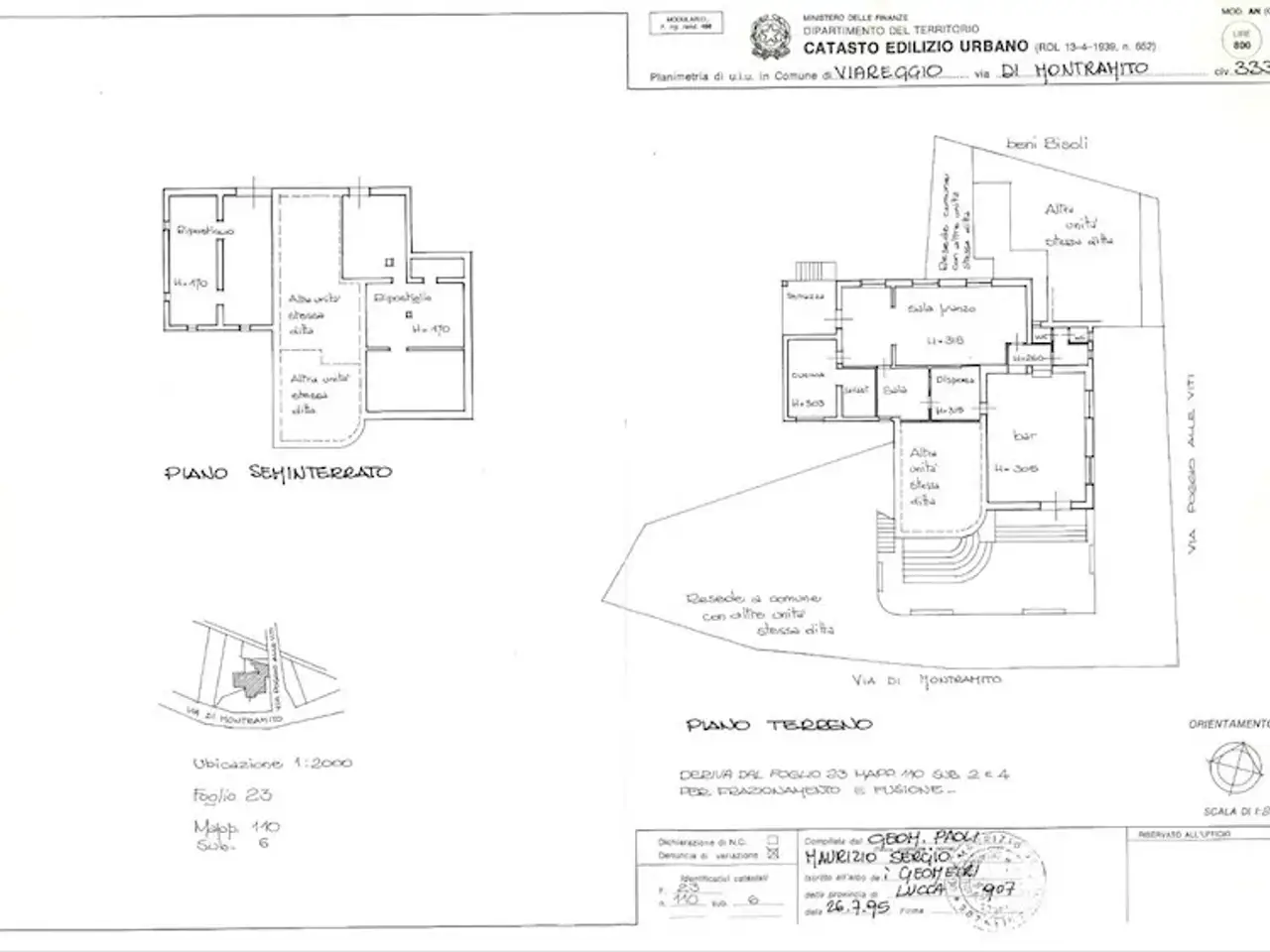 Negozio in , Viareggio, {3} - Planimetria 1