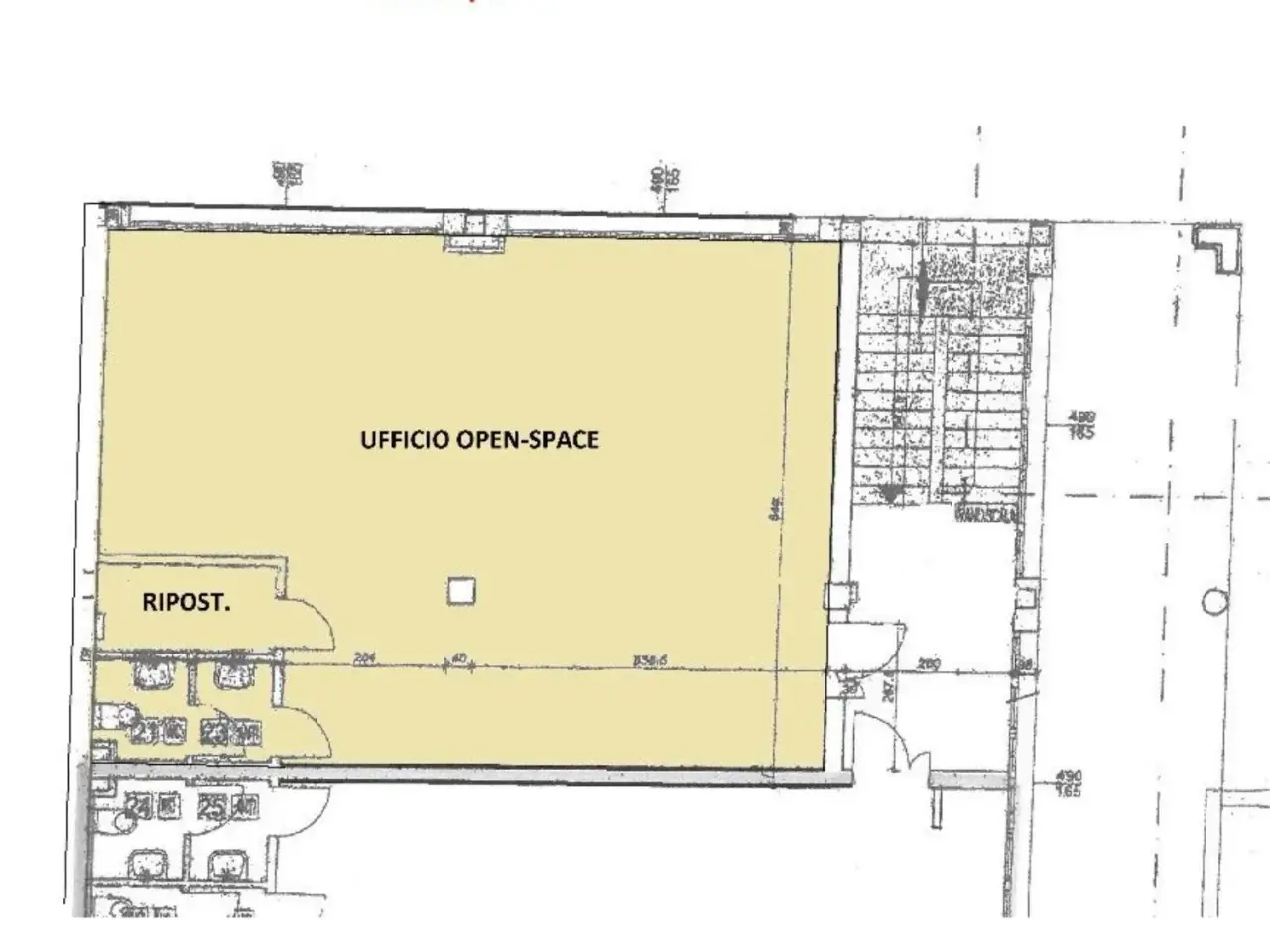 Ufficio in Via Fratelli Cervi 3, Bagnolo In Piano, {3} - Planimetria 1