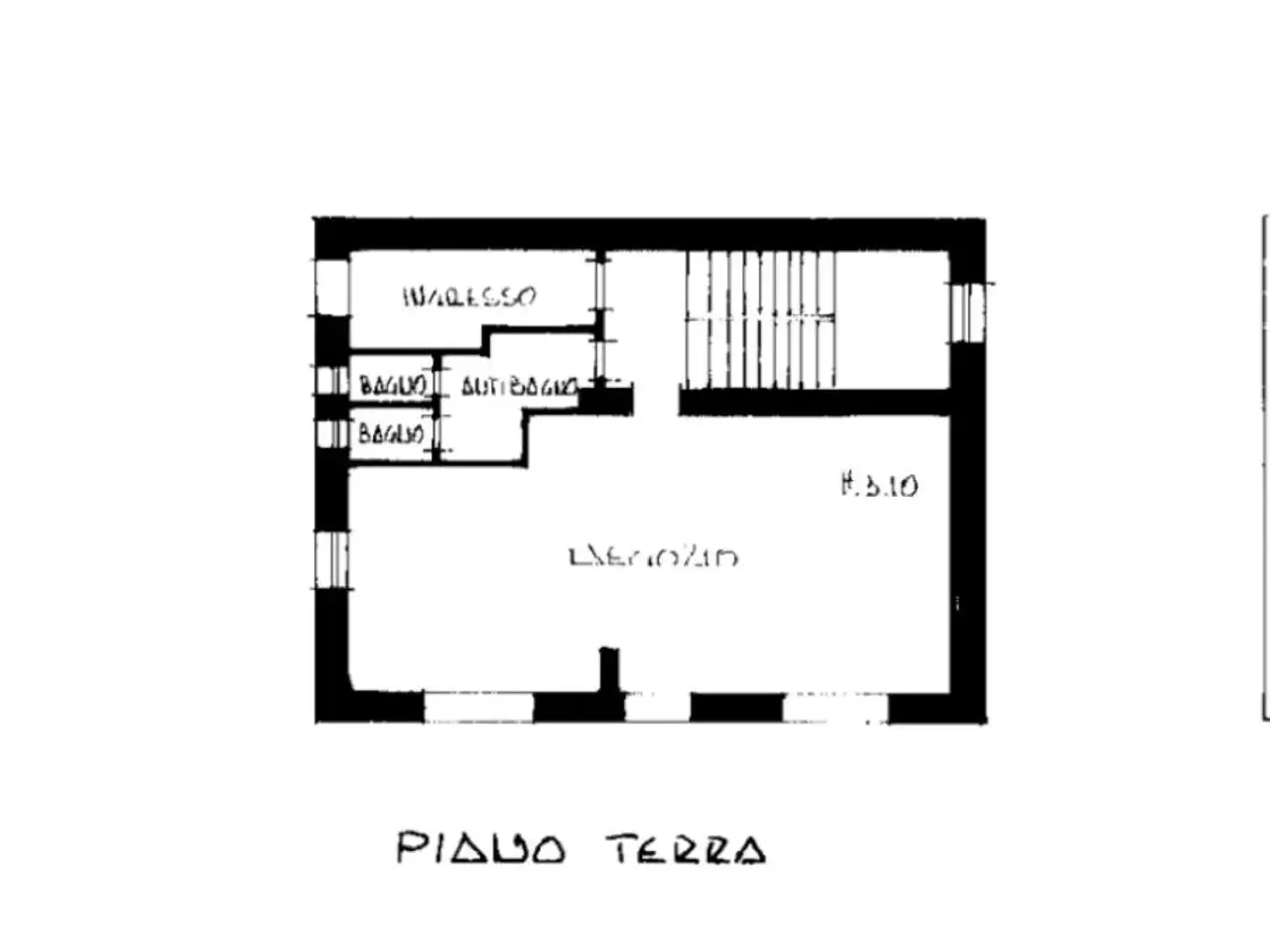 Negozio in Via Fratelli Toschi 4, Langhirano, {3} - Planimetria 1