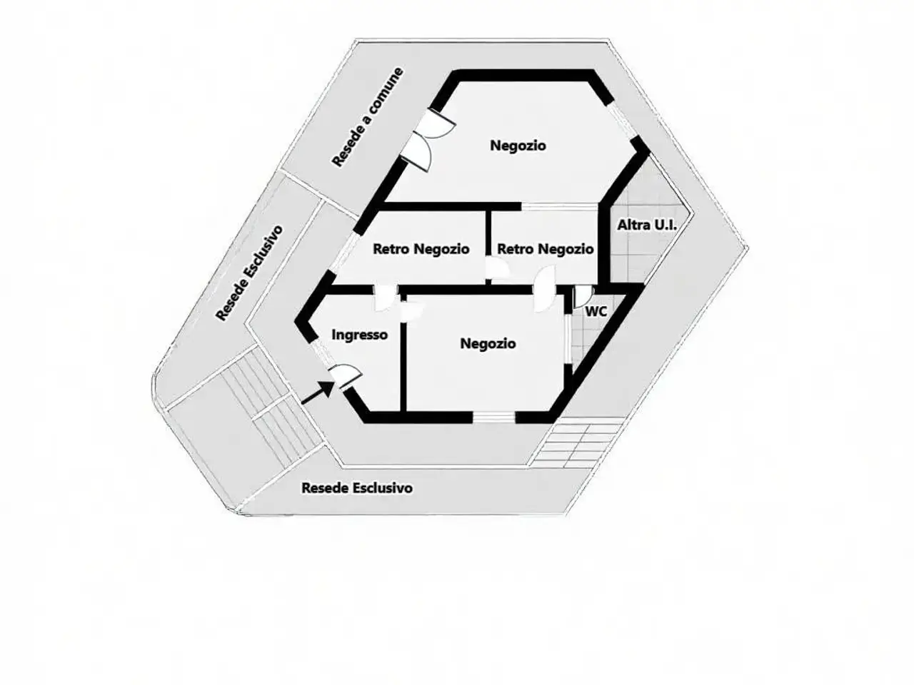 Negozio in , Pistoia, {3} - Planimetria 1