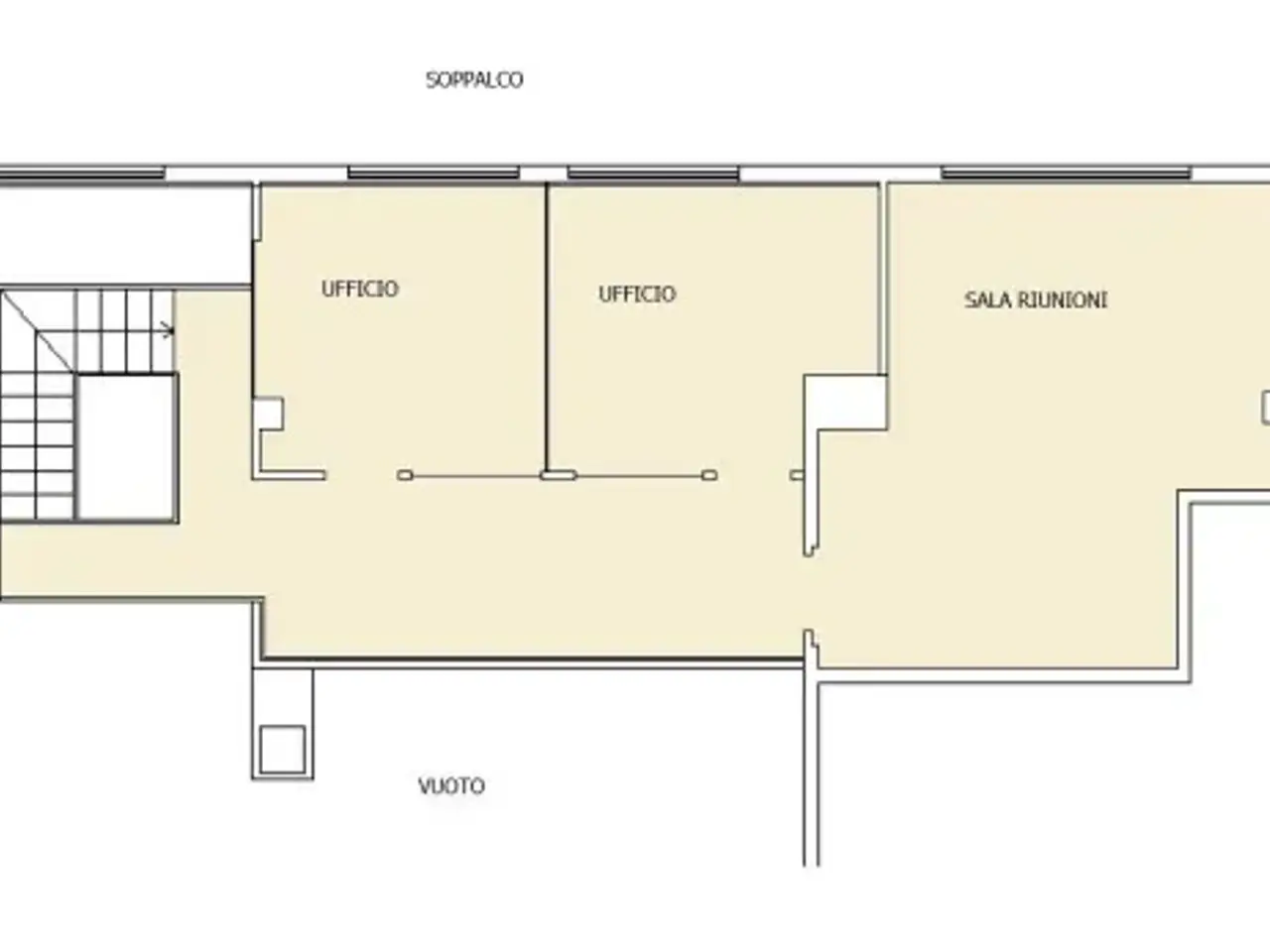 Negozio in Via San Gregorio 43, Milano, {3} - Planimetria 1
