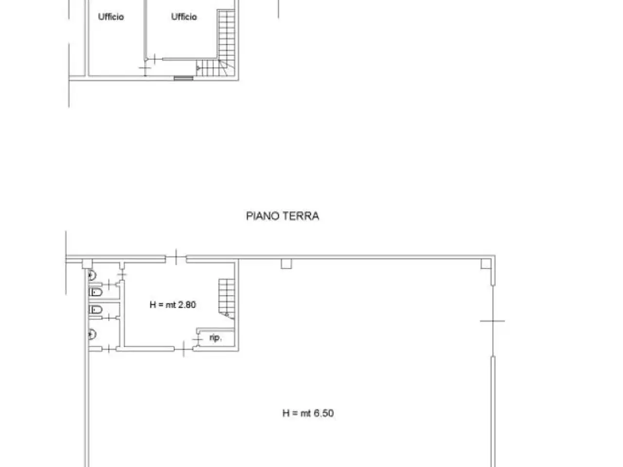 Capannone in Via  delle Antille, Pomezia, {3} - Planimetria 1