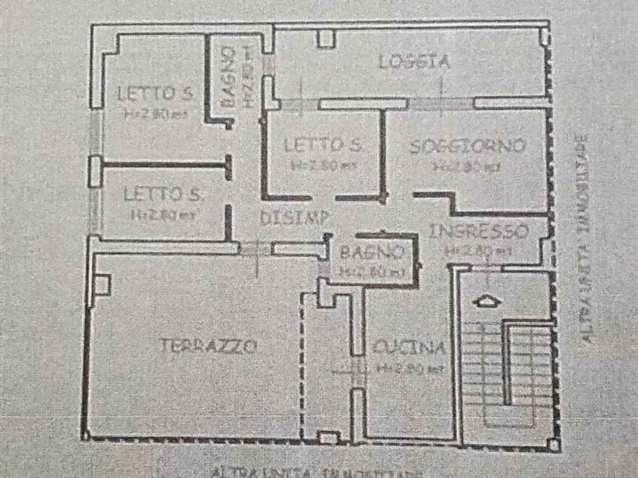 Capannone in , Forli', {3} - Planimetria 1