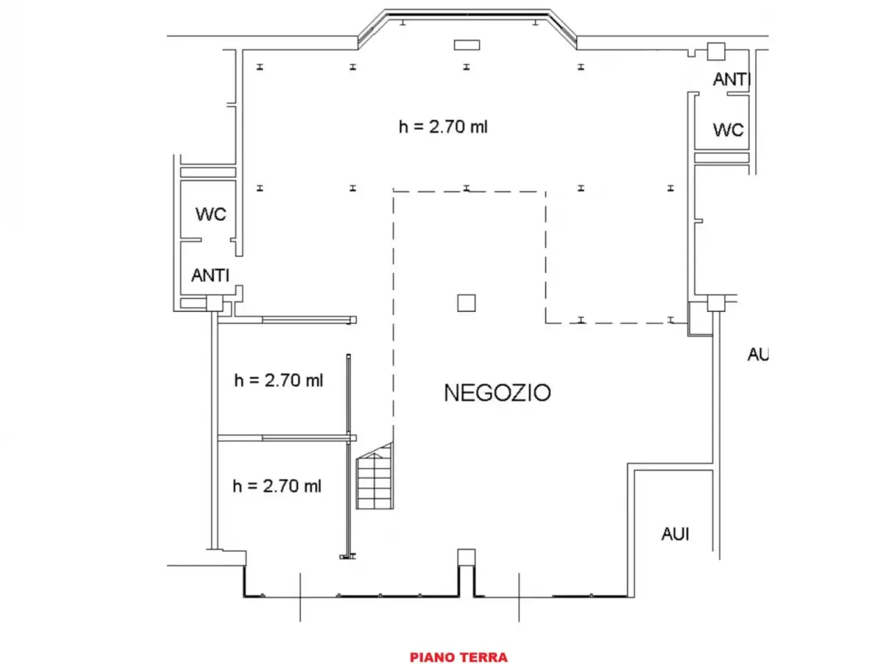 Negozio in Viale Diaz, Vicenza, {3} - Planimetria 1