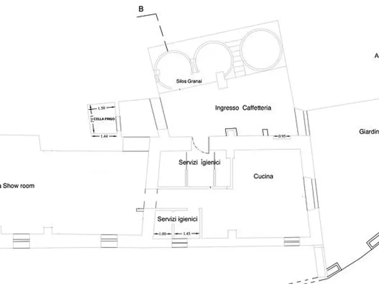 Negozio in Piazza Anna Frank 2, Cavriglia, {3} - Planimetria 1