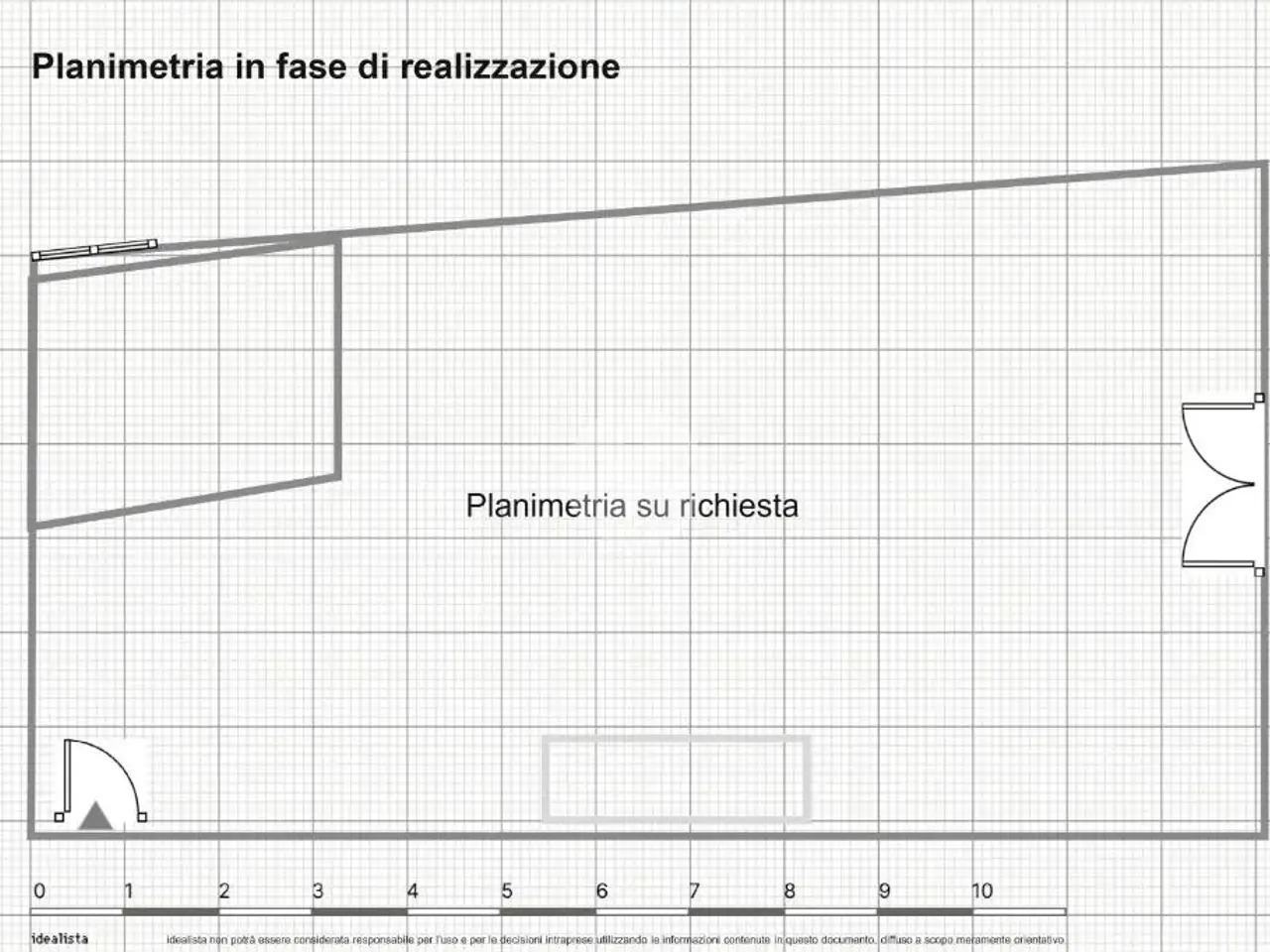 Negozio in Via V. Emanuele II 17, Roncadelle, {3} - Planimetria 1