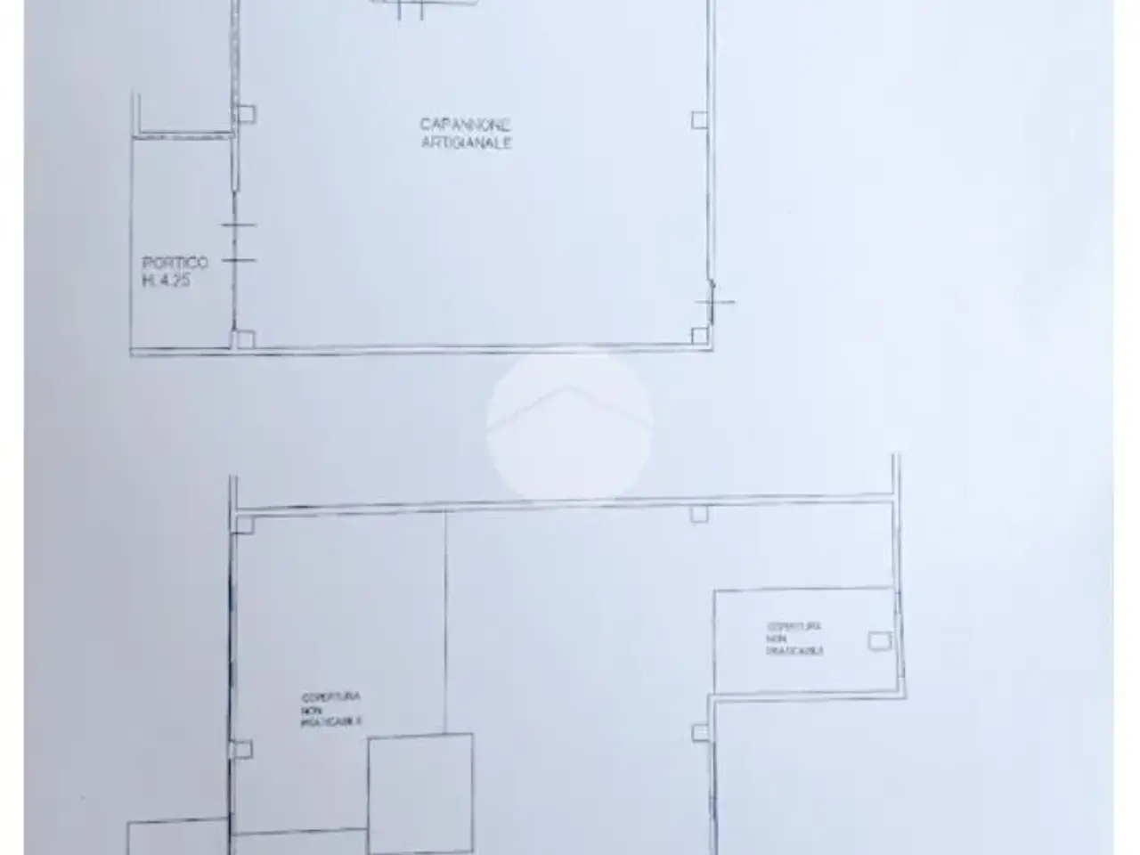 Capannone in Via Paolo VI 1, Romano Di Lombardia, {3} - Planimetria 1