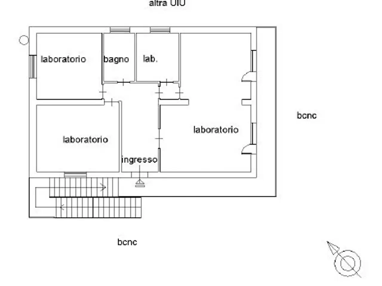 Palazzina commerciale in Via dell'Affogalasino 34, Roma, {3} - Planimetria 1