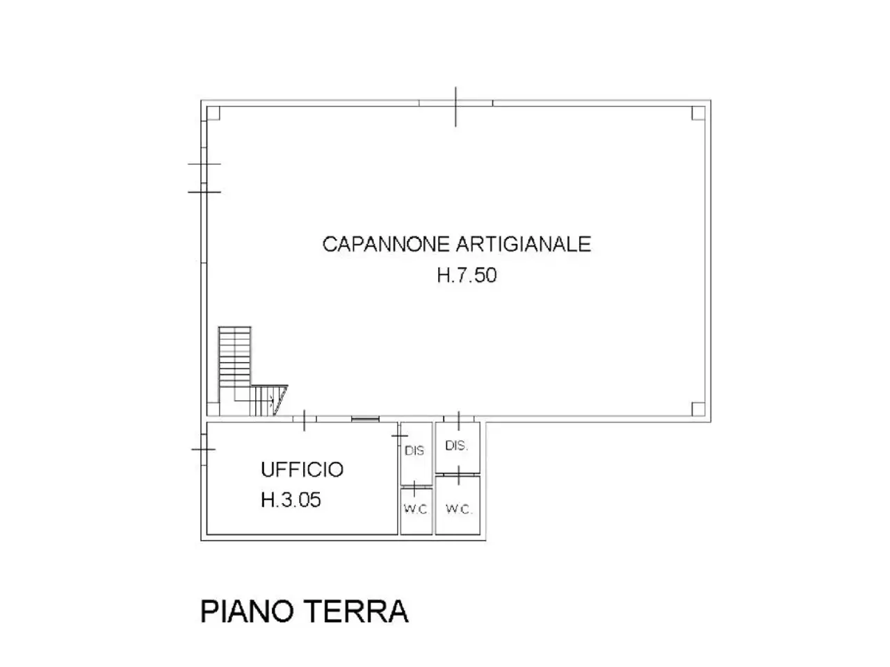 Capannone in Via Colli Storici, Desenzano Del Garda, {3} - Planimetria 1