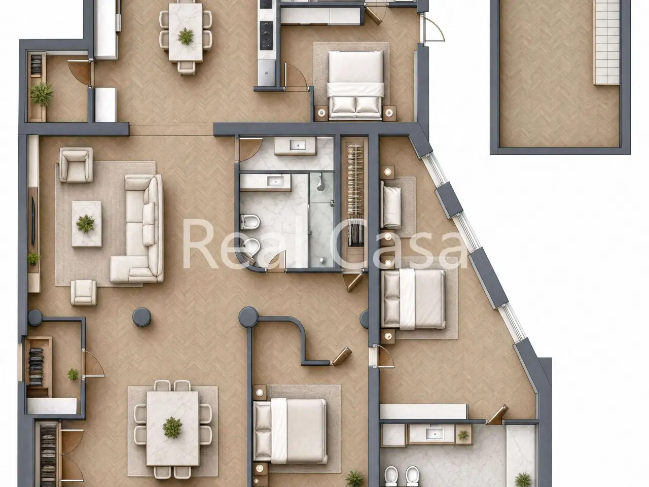 Palazzina commerciale in Via della Stazione, Soliera, {3} - Planimetria 1