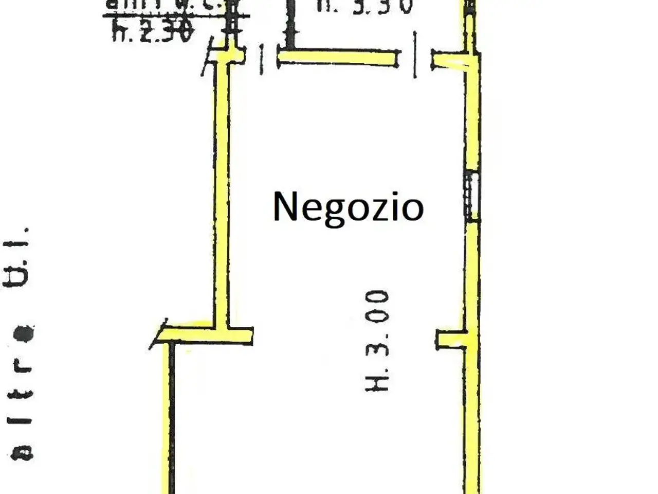 Negozio in , Forli', {3} - Planimetria 1