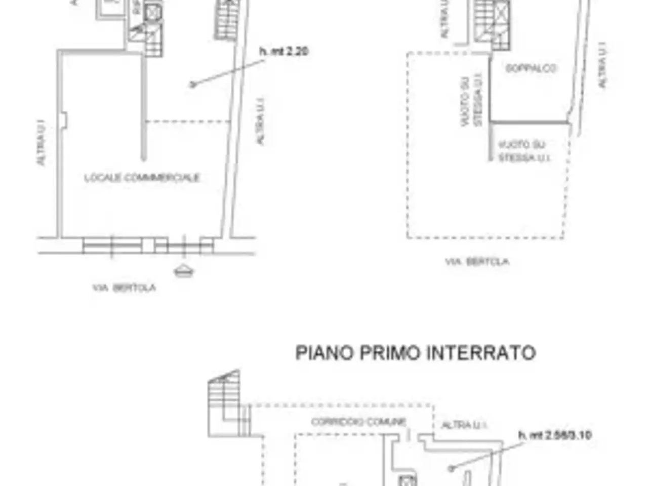 Negozio in Via Antonio Giuseppe Ignazio Bertola 24, Torino, {3} - Planimetria 1
