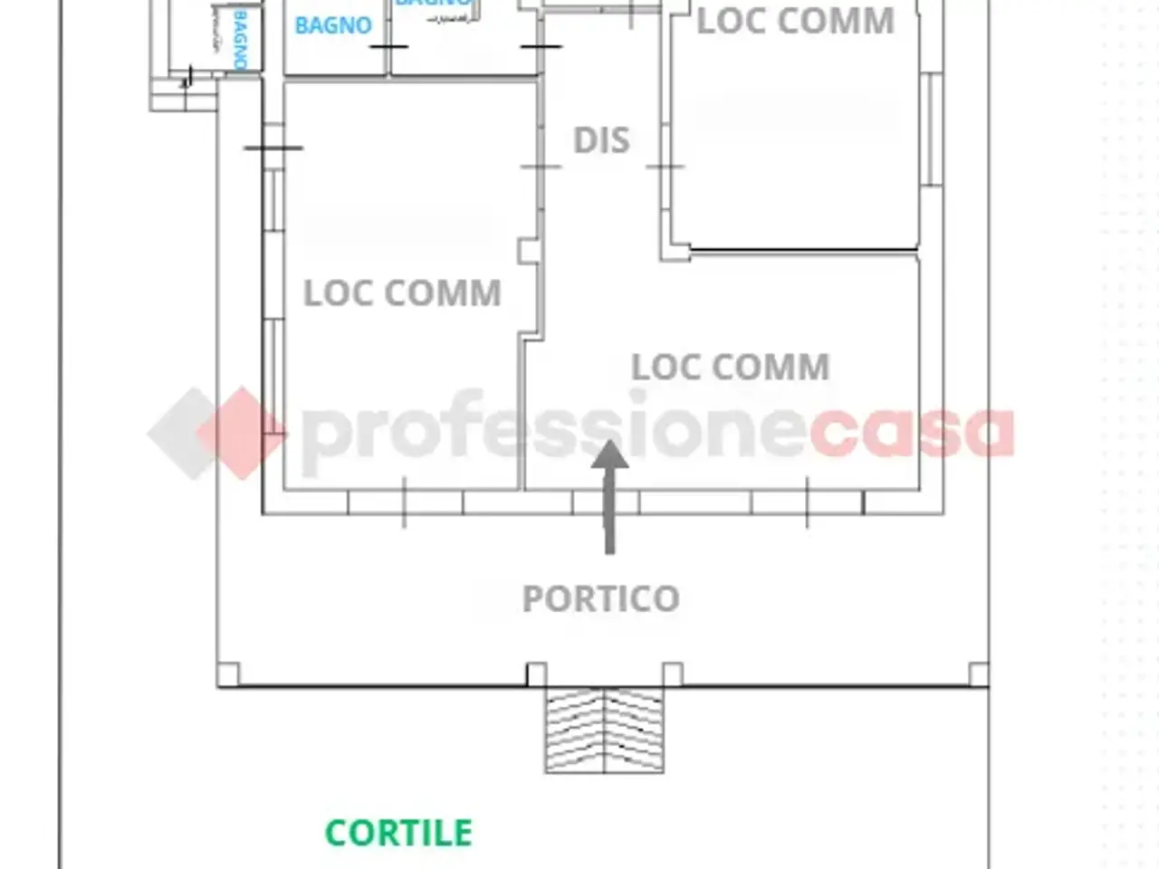 Negozio in Via Lama  10, Taranto, {3} - Planimetria 1