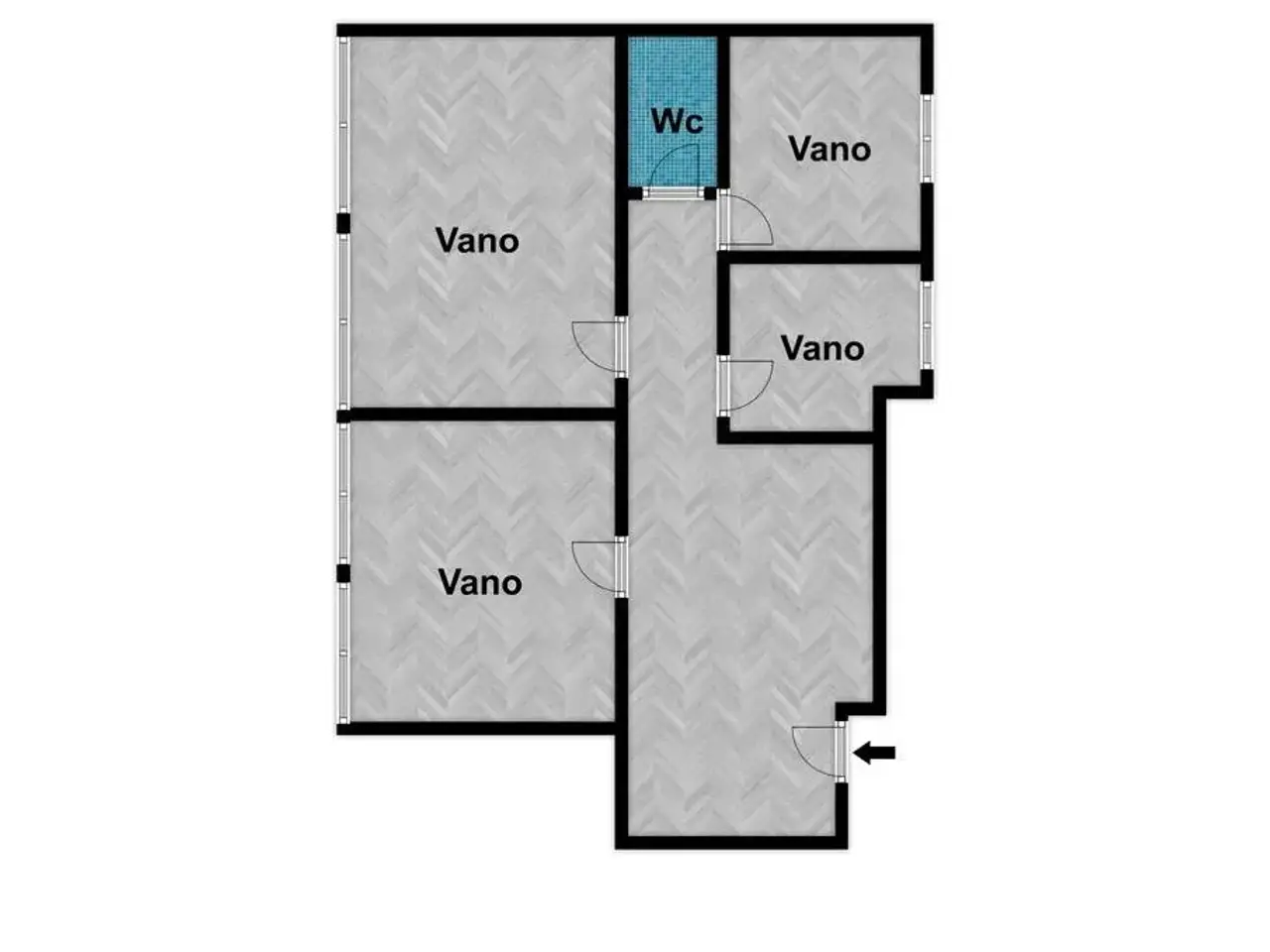 Ufficio in Via Briuccia 52, Palermo, {3} - Planimetria 1