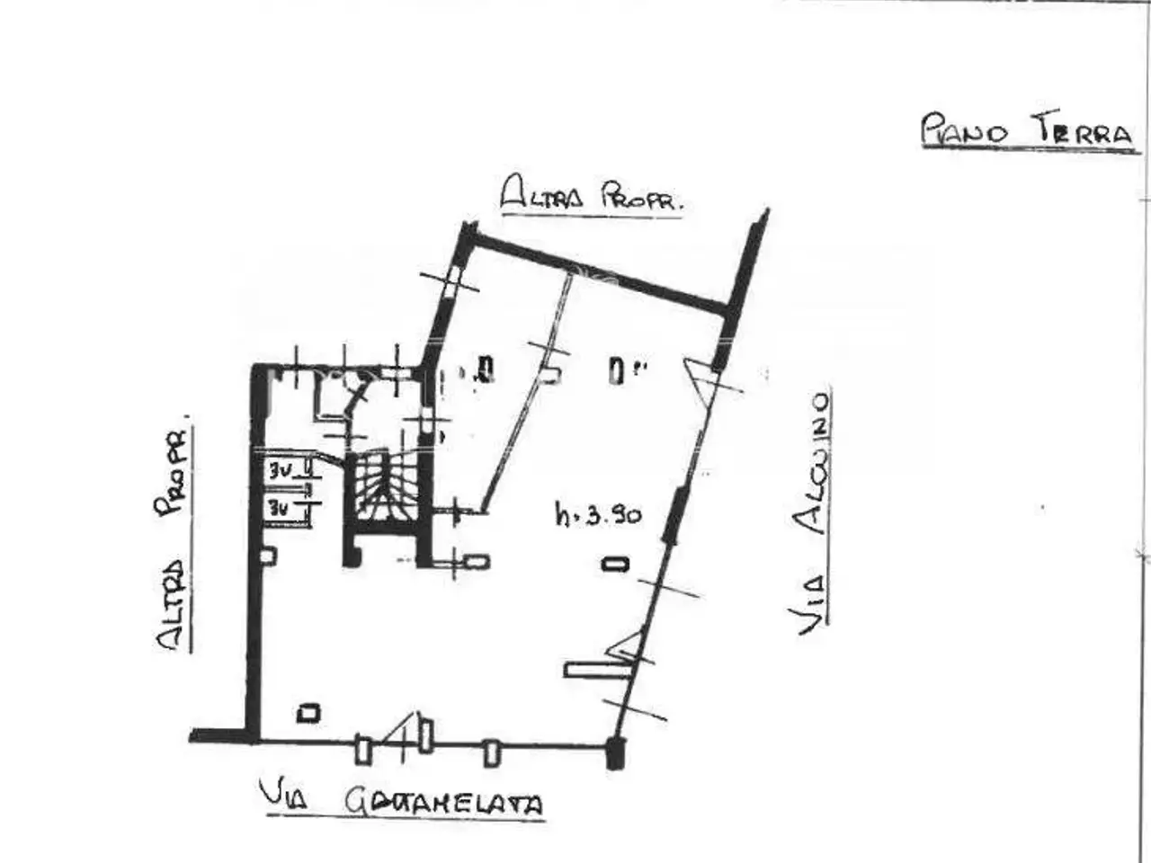 Negozio in Via Alcuino 1, Milano, {3} - Planimetria 1
