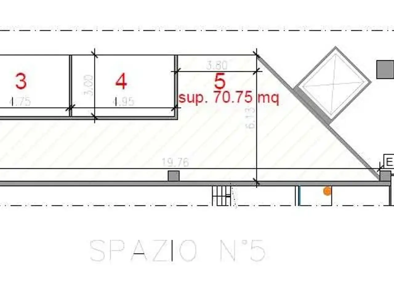 Negozio in Via Barbara Melzi, Turate, {3} - Planimetria 1