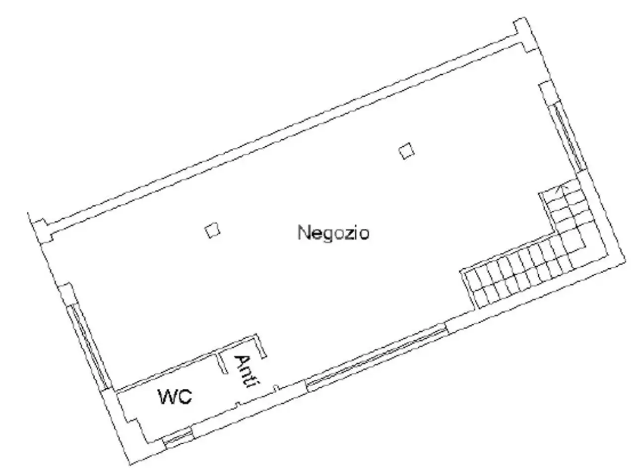 Negozio in Via Fontana 18, Lavagno, {3} - Planimetria 1