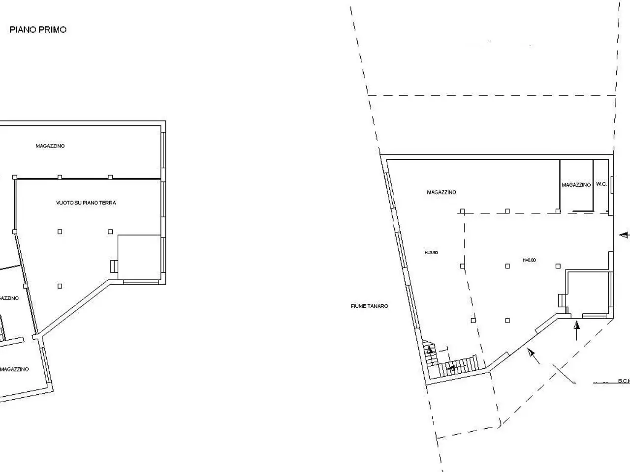 Capannone in Viale Piaggio, Ormea, {3} - Planimetria 1