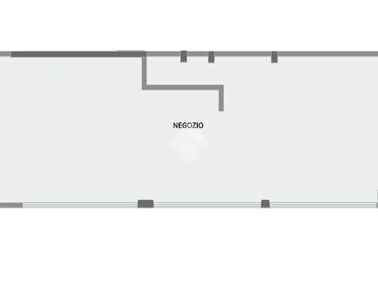 Negozio in Via Manzoni 6, Montegrotto Terme, {3} - Planimetria 1