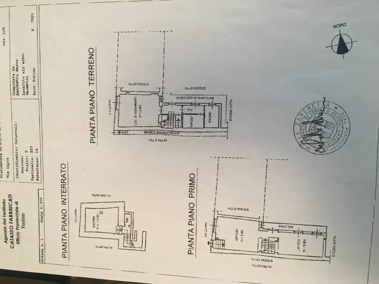 Locale commerciale in Via Capra 2/d, Rivoli, {3} - Planimetria 1