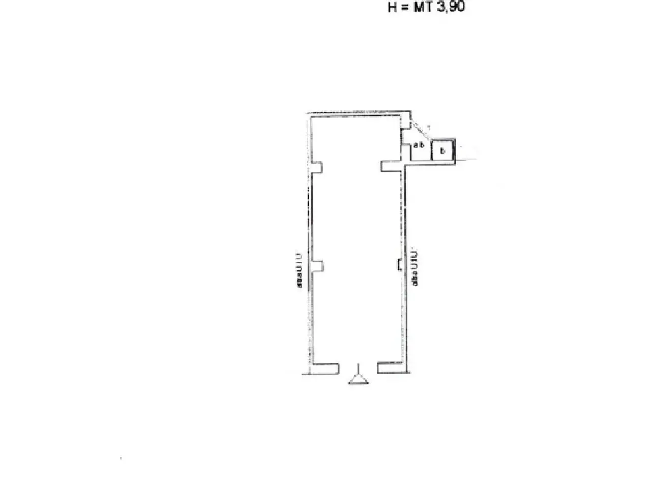 Negozio in Via Piave 48, Cosenza, {3} - Planimetria 1