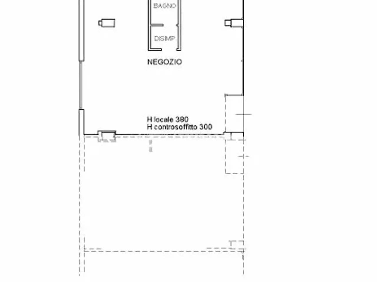 Negozio in Via dell'Industria , Corridonia, {3} - Planimetria 1